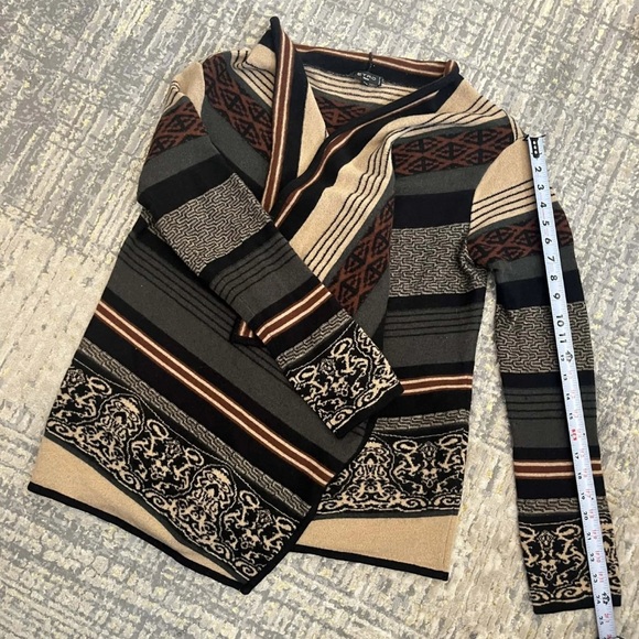 Etro Milano Wool Cashmere Angora knit open cardigan jacket Italy SZ 48 (US M/L) - Picture 10 of 12